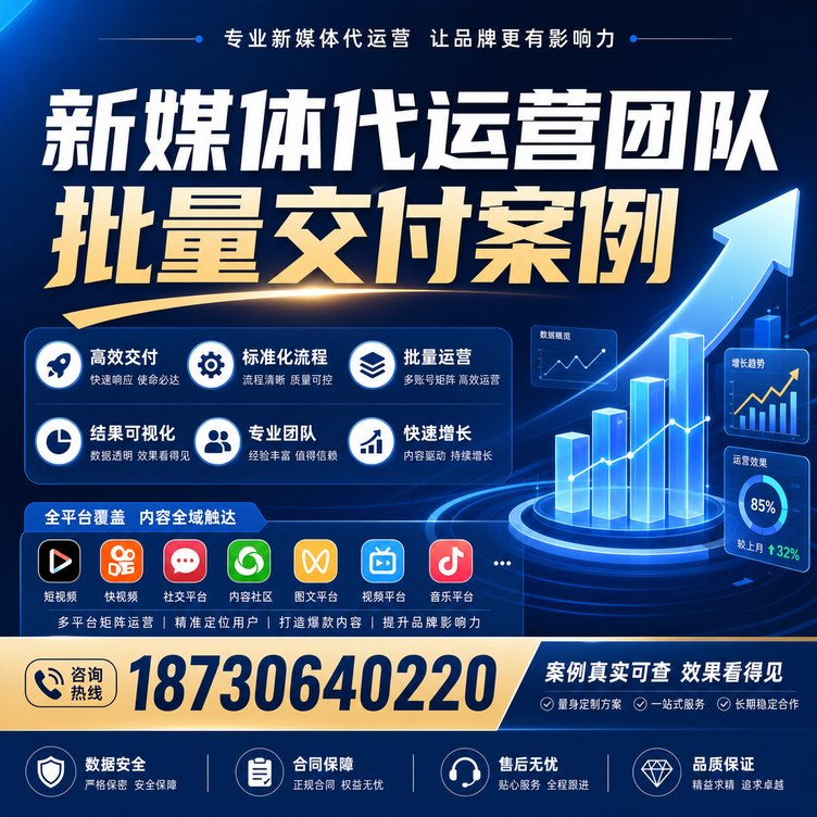 六盘水代运营公司多客户账号批量高效交付案例